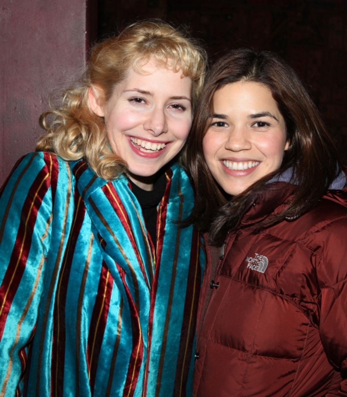 Nellie McKay & America Ferrera attending The 24 Hour Musicals After Party at the Gramercy Theatre in New York City. at 