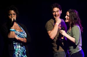 Starr Busby, Eric William Morris & Carrie Manolakos @ BroadwayWorld Starr Busby, Eric William Morris & Carrie Manolakos Photo