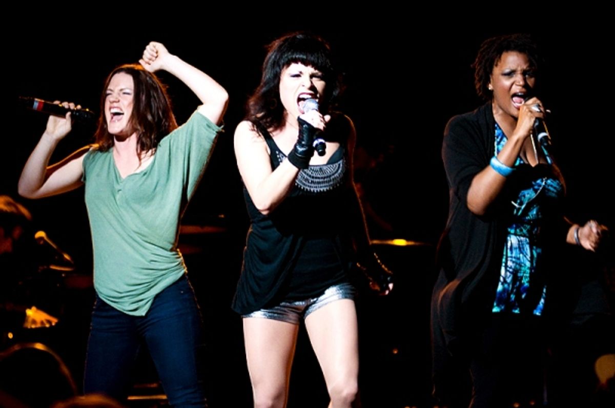 Carrie Manolakos, Katrina Rose Dideriksen & Starr Busby at 