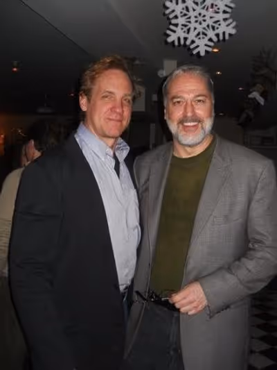 Steve Blachard (Captain Smollett) and Tom Hewitt Photo