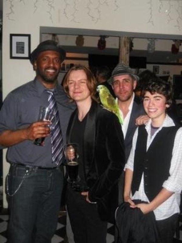 Lindsay Smiling, Philip Willingham with Maui, Tom Beckett and Noah E. Galvin Photo