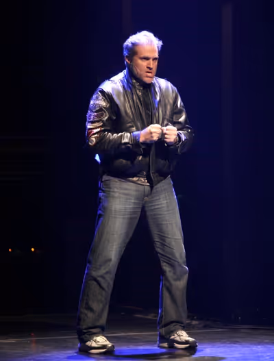 Marc Kudisch Performing in 'Childhood Sweethearts' at The 24 Hour Musicals after perf Photo
