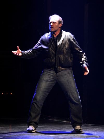 Marc Kudisch Performing in 'Childhood Sweethearts' at The 24 Hour Musicals after perf Photo