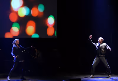 Julie Reiber, Marc Kudisch Performing in 'Childhood Sweethearts' at The 24 Hour Music Photo