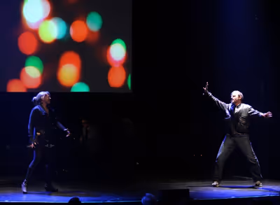 Julie Reiber, Marc Kudisch Performing in 'Childhood Sweethearts' at The 24 Hour Music Photo