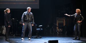 Julie Reiber, Marc Kudisch, Amanda Green Performing in 'Childhood Sweethearts' at The 24 Hour Musicals after performance party at the Gramercy Theatre in New York City. @ BroadwayWorld Julie Reiber, Marc Kudisch, Amanda Green Performing in 'Childhood Sweethearts' at The Photo