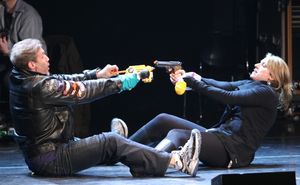 Marc Kudisch & Julie Reiber Performing in 'Childhood Sweethearts' at The 24 Hour Musi Photo