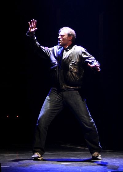Marc Kudisch Performing in 'Childhood Sweethearts' at The 24 Hour Musicals after perf Photo