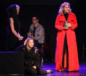 Debby Boone, Nellie McKay & Savannah Wise Performing in 'Things Can't always Be Awesome' at The 24 Hour Musicals after performance party at the Gramercy Theatre in New York City. @ BroadwayWorld Debby Boone, Nellie McKay & Savannah Wise Performing in 'Things Can't always Be Aweso Photo
