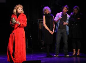 Nellie McKay, Debby Boone, Jeffrey Kuhn & Savannah Wise Performing in 'Things Can't always Be Awesome' at The 24 Hour Musicals after performance party at the Gramercy Theatre in New York City. @ BroadwayWorld Nellie McKay, Debby Boone, Jeffrey Kuhn & Savannah Wise Performing in 'Things Can't a Photo