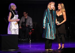 Debby Boone, Nellie McKay & Savannah Wise Performing in 'Things Can't always Be Awesome' at The 24 Hour Musicals after performance party at the Gramercy Theatre in New York City. @ BroadwayWorld Debby Boone, Nellie McKay & Savannah Wise Performing in 'Things Can't always Be Aweso Photo