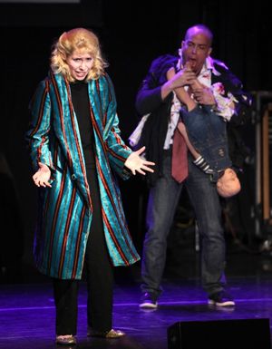 Nellie McKay & Jeffrey Kuhn Performing in 'Things Can't always Be Awesome' at The 24 Hour Musicals after performance party at the Gramercy Theatre in New York City @ BroadwayWorld Nellie McKay & Jeffrey Kuhn Performing in 'Things Can't always Be Awesome' at The 24 Photo