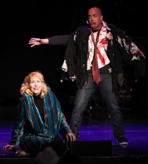 Nellie McKay & Jeffrey Kuhn Performing in 'Things Can't always Be Awesome' at The 24 Hour Musicals after performance party at the Gramercy Theatre in New York City. @ BroadwayWorld Nellie McKay & Jeffrey Kuhn Performing in 'Things Can't always Be Awesome' at The 24 Photo