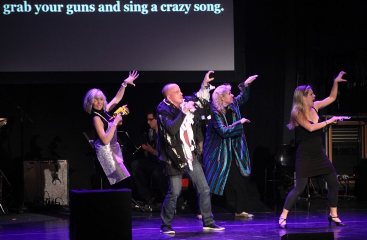 Debby Boone, Jeffrey Kuhn, Nellie McKay & Savannah Wise Performing in 'Things Can't always Be Awesome' at The 24 Hour Musicals after performance party at the Gramercy Theatre in New York City. at 