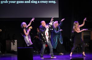 Debby Boone, Jeffrey Kuhn, Nellie McKay & Savannah Wise Performing in 'Things Can't always Be Awesome' at The 24 Hour Musicals after performance party at the Gramercy Theatre in New York City. @ BroadwayWorld Debby Boone, Jeffrey Kuhn, Nellie McKay & Savannah Wise Performing in 'Things Can't a Photo