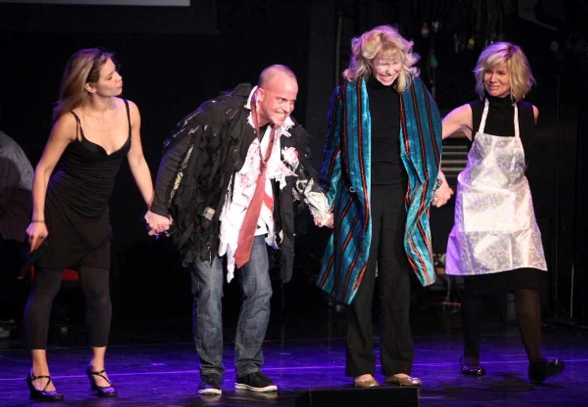 Savannah Wise, Jeffrey Kuhn, Nellie McKay & Debby Boone Performing in 'Things Can't always Be Awesome' at The 24 Hour Musicals after performance party at the Gramercy Theatre in New York City. at 
