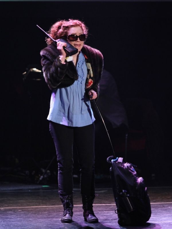 Kat Pallardy Performing in 'The Exact Right Thing' at The 24 Hour Musicals after perf Photo