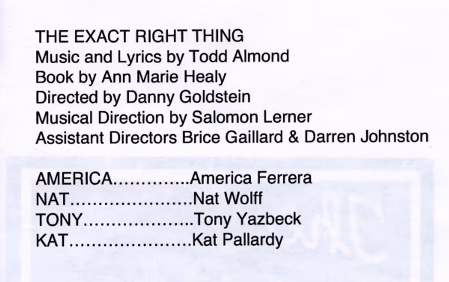 Photo Coverage: The 24 Hour Musicals - Fererra in THE EXACT RIGHT THING Image
