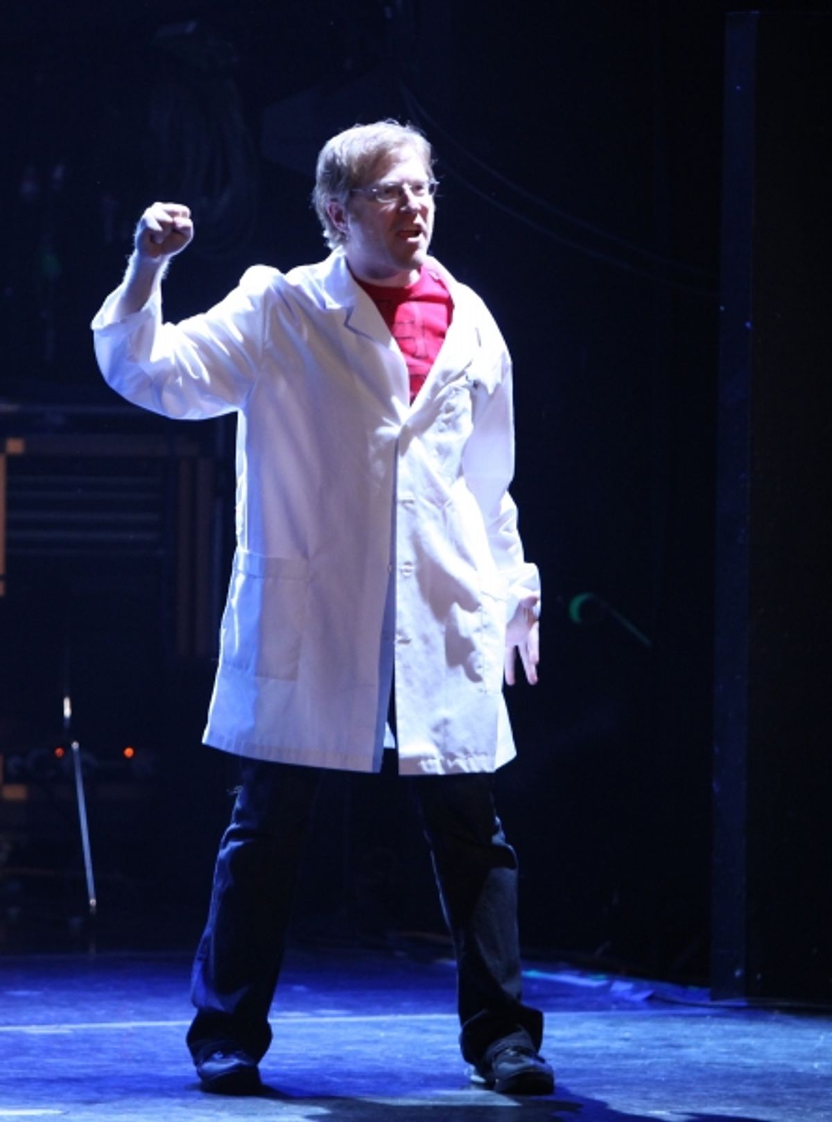 Anthony Rapp Performing in  at The 24 Hour Musicals after performance party at the Gramercy Theatre in New York City. at 
