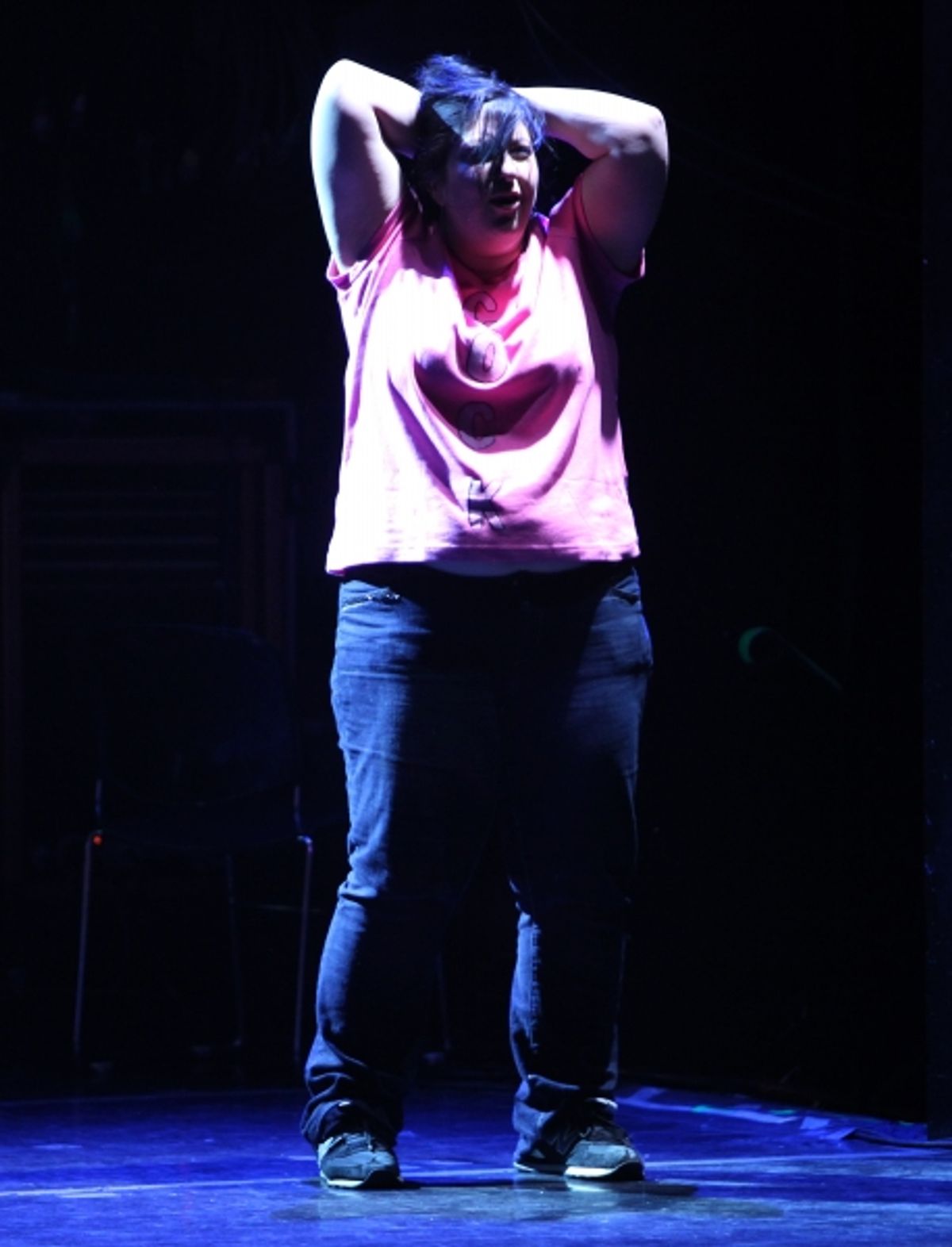 Ashlie Atkinson Performing in 'The World Is Ending' at The 24 Hour Musicals after performance party at the Gramercy Theatre in New York City. at 