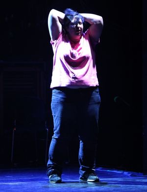 Ashlie Atkinson Performing in 'The World Is Ending' at The 24 Hour Musicals after performance party at the Gramercy Theatre in New York City. @ BroadwayWorld Ashlie Atkinson Performing in 'The World Is Ending' at The 24 Hour Musicals after per Photo
