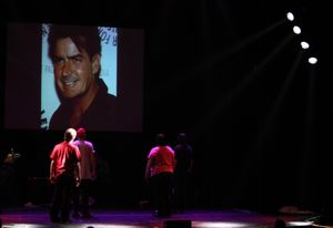 Anthony Rapp, Julian Fleisher, Ashlie Atkinson & Dee Roscioli Performing in 'The Worl Photo