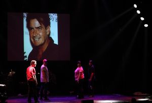 Anthony Rapp, Julian Fleisher, Ashlie Atkinson & Dee Roscioli Performing in 'The Worl Photo