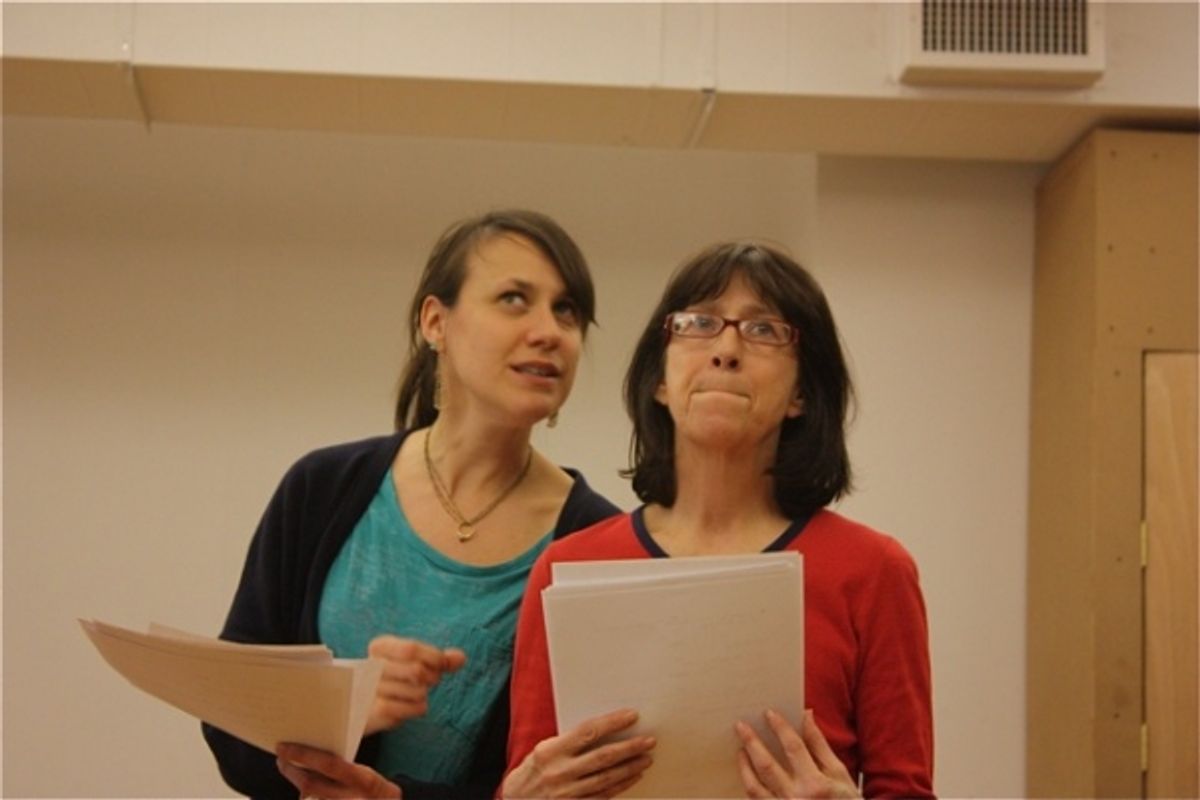 Stephanie Janssen and Jan Leslie Harding at 