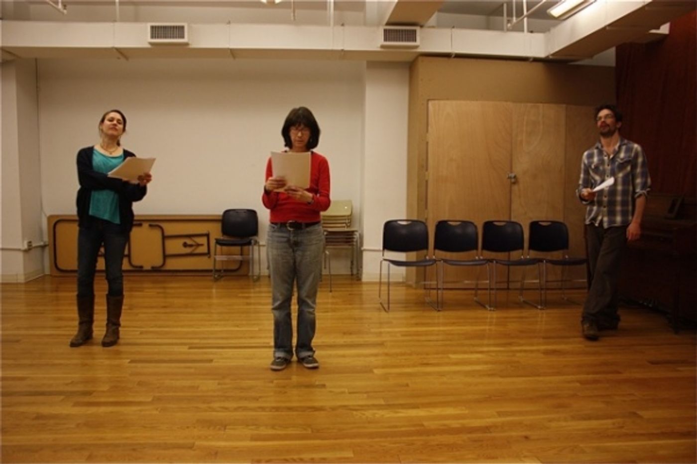 Photo Flash: THE UMBRELLA PLAYS in Rehearsal at The Tank  Image