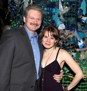 John Ellison Conlee & Celia Keenan-Bolger attending the opening Night After Party for 'Peter and the Starcatcher' at Phebe's in New York City @ BroadwayWorld John Ellison Conlee & Celia Keenan-Bolger attending the opening Night After Party for Photo