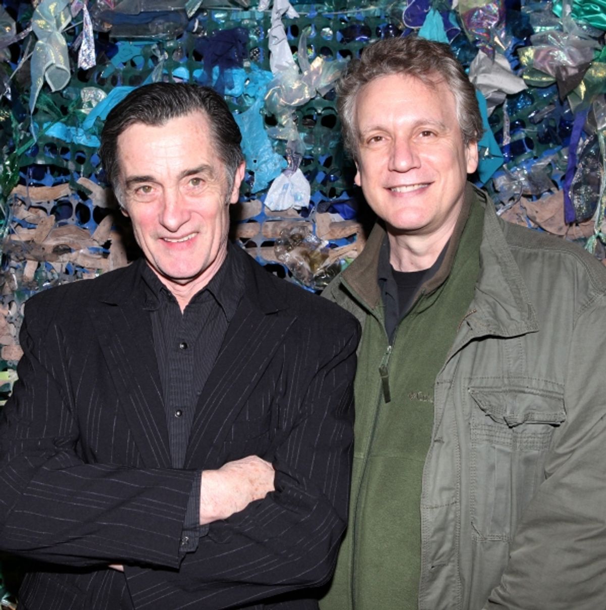 Roger Rees & Rick Elice attending the opening Night After Party for 'Peter and the Starcatcher' at Phebe's in New York City at 