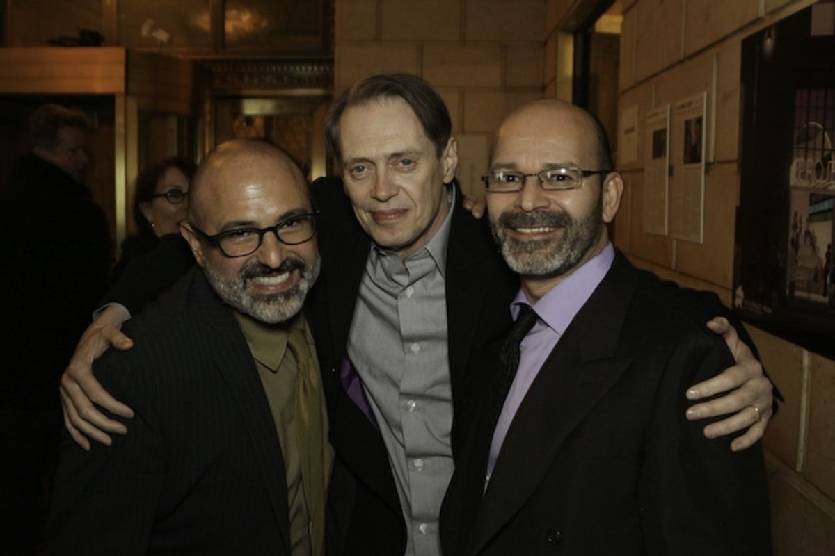 Ed Patuto, Steve Buscemi, David Hernandez at 
