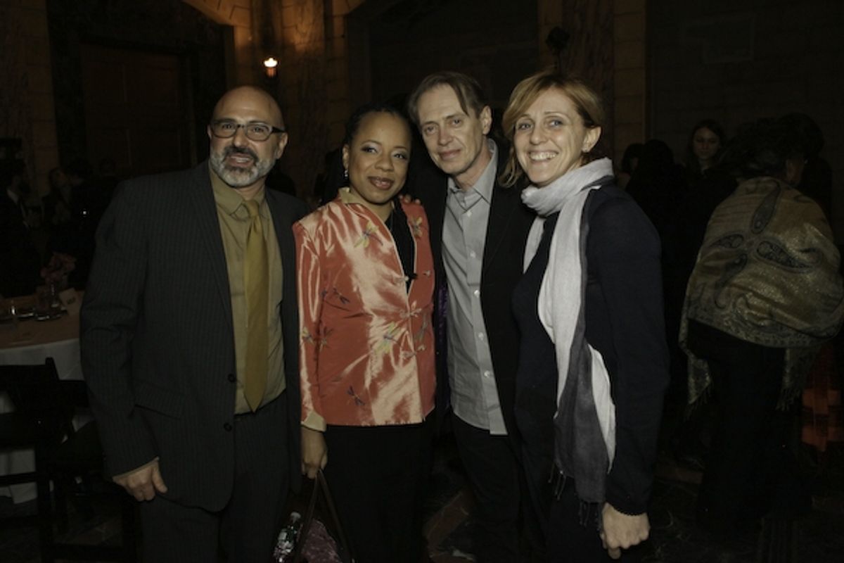 Ed Patuto, Tracie Morris, Steve Buscemi at 