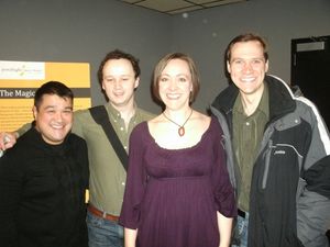 Eugene Dizon, Eli Branson, Kelly Hackett, and Matthew Keffer Photo