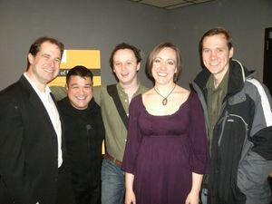 Karl Hamilton, Eugene Dizon, Eli Branson, Kelly Hackett, and Matthew Keffer Photo