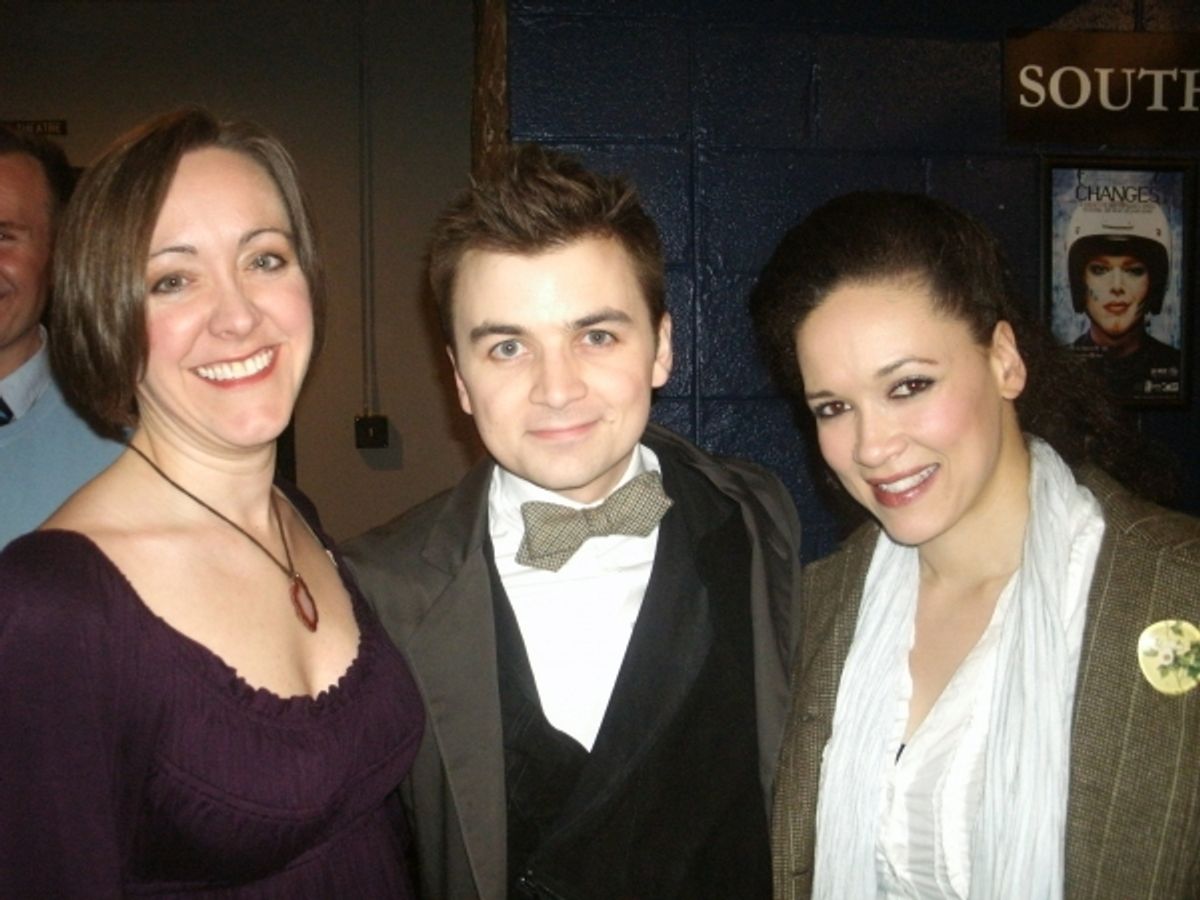 Kelly Hackett, Sean Effinger-Dean, and Elizabeth Haley at 