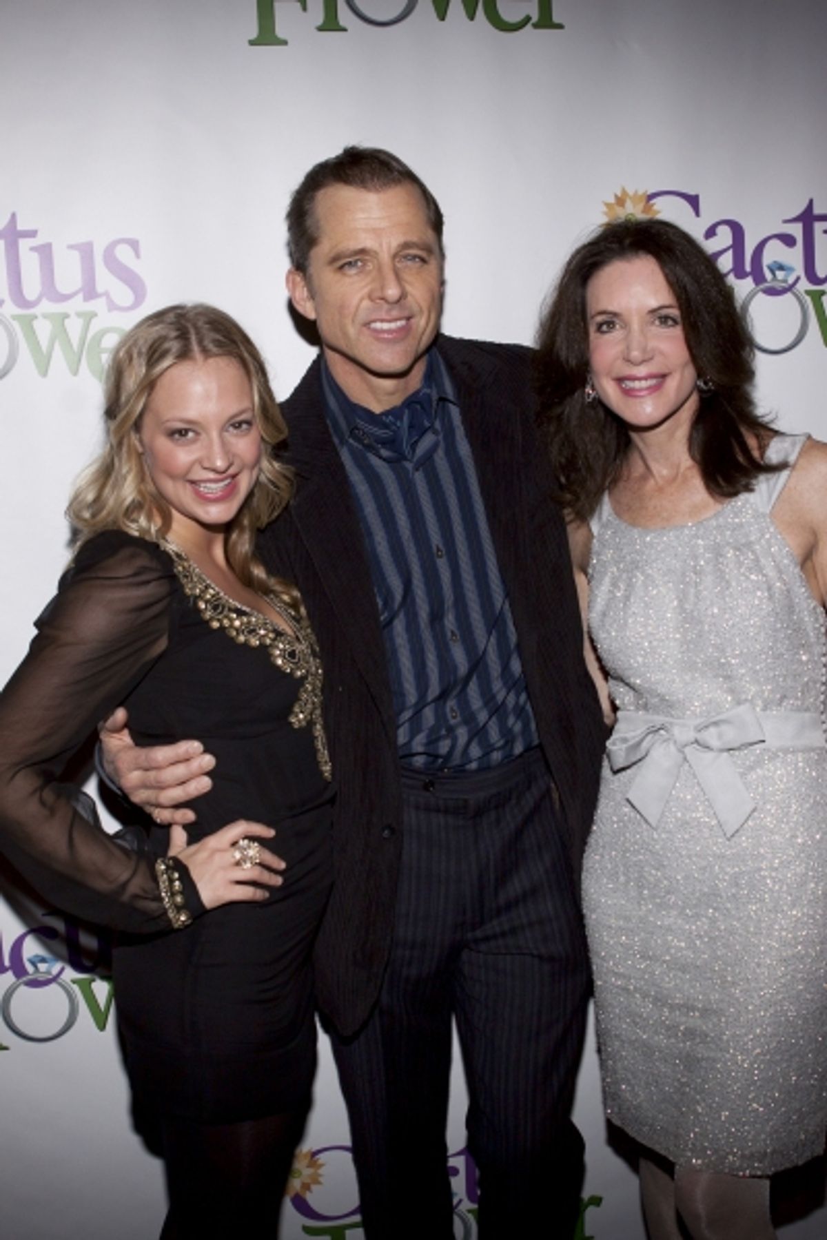 Jenni Barber, Maxwell Caulfield and Louis Robbins at 