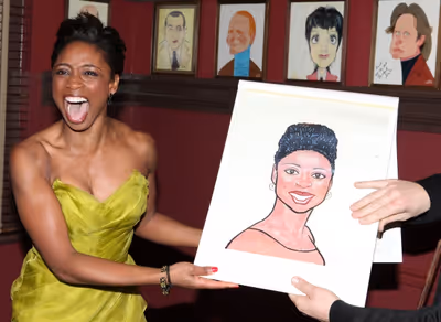 Broadway's 'Memphis' stars Montego Glover and Chad Kimball join the Sardi's Wall of F Photo