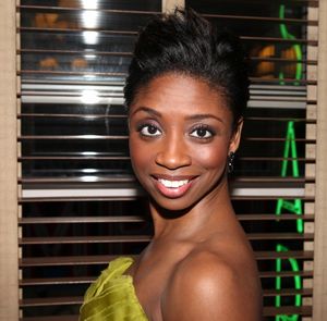 Broadway's 'Memphis' stars Montego Glover and Chad Kimball join the Sardi's Wall of F Photo