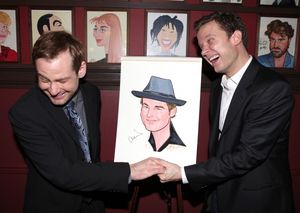 Broadway's 'Memphis' stars Montego Glover and Chad Kimball join the Sardi's Wall of F Photo