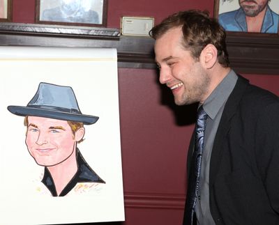 Broadway's 'Memphis' stars Montego Glover and Chad Kimball join the Sardi's Wall of F Photo