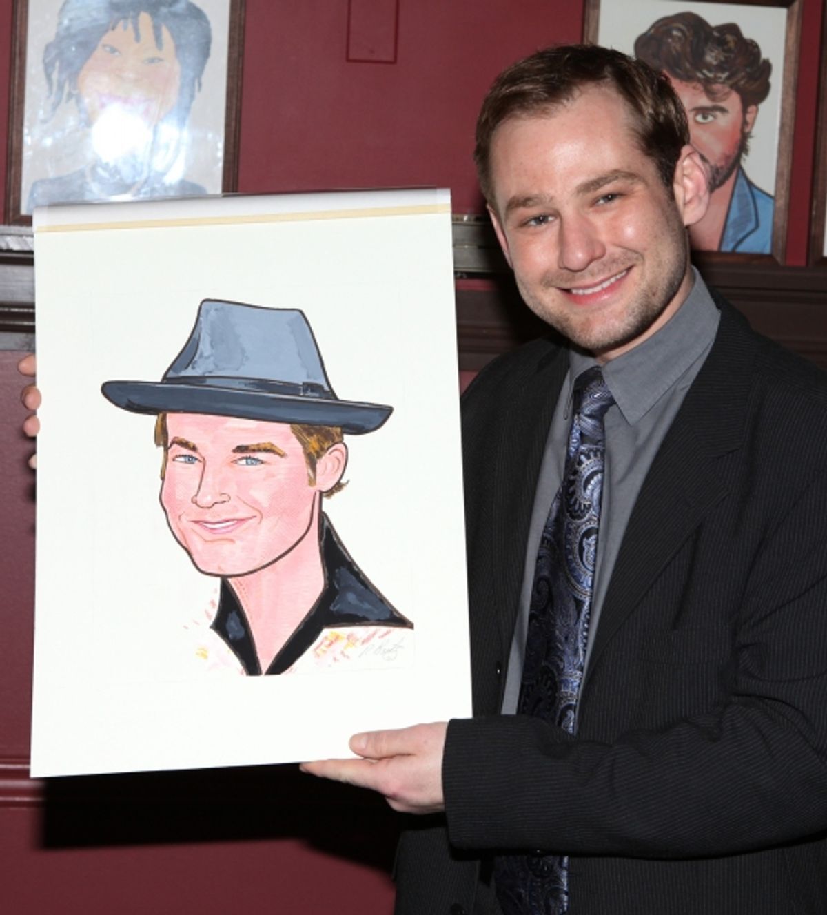 Broadway's 'Memphis' stars Montego Glover and Chad Kimball join the Sardi's Wall of Fame in New York City. at 