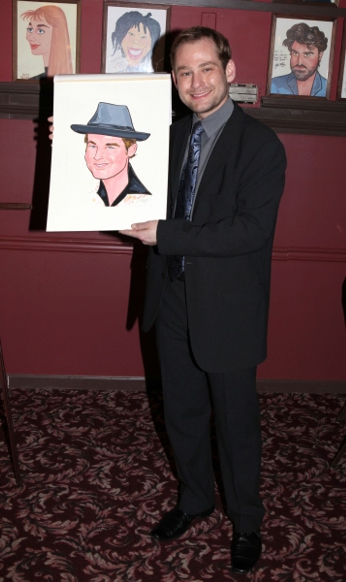 Broadway's 'Memphis' stars Montego Glover and Chad Kimball join the Sardi's Wall of Fame in New York City. at 