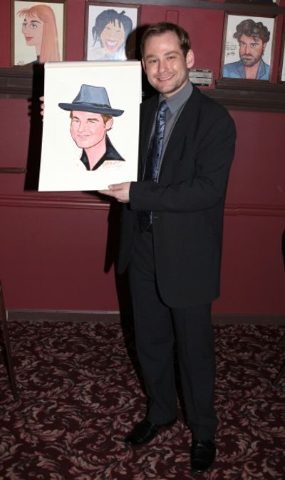 Broadway's 'Memphis' stars Montego Glover and Chad Kimball join the Sardi's Wall of F Photo
