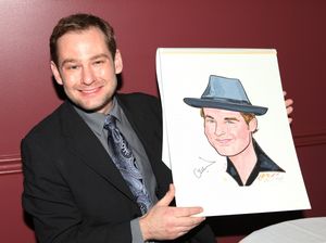 Broadway's 'Memphis' stars Montego Glover and Chad Kimball join the Sardi's Wall of F Photo