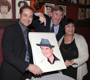 Broadway's 'Memphis' stars Montego Glover and Chad Kimball join the Sardi's Wall of F Photo