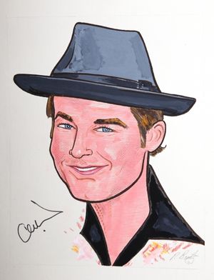 Broadway's 'Memphis' stars Montego Glover and Chad Kimball join the Sardi's Wall of F Photo