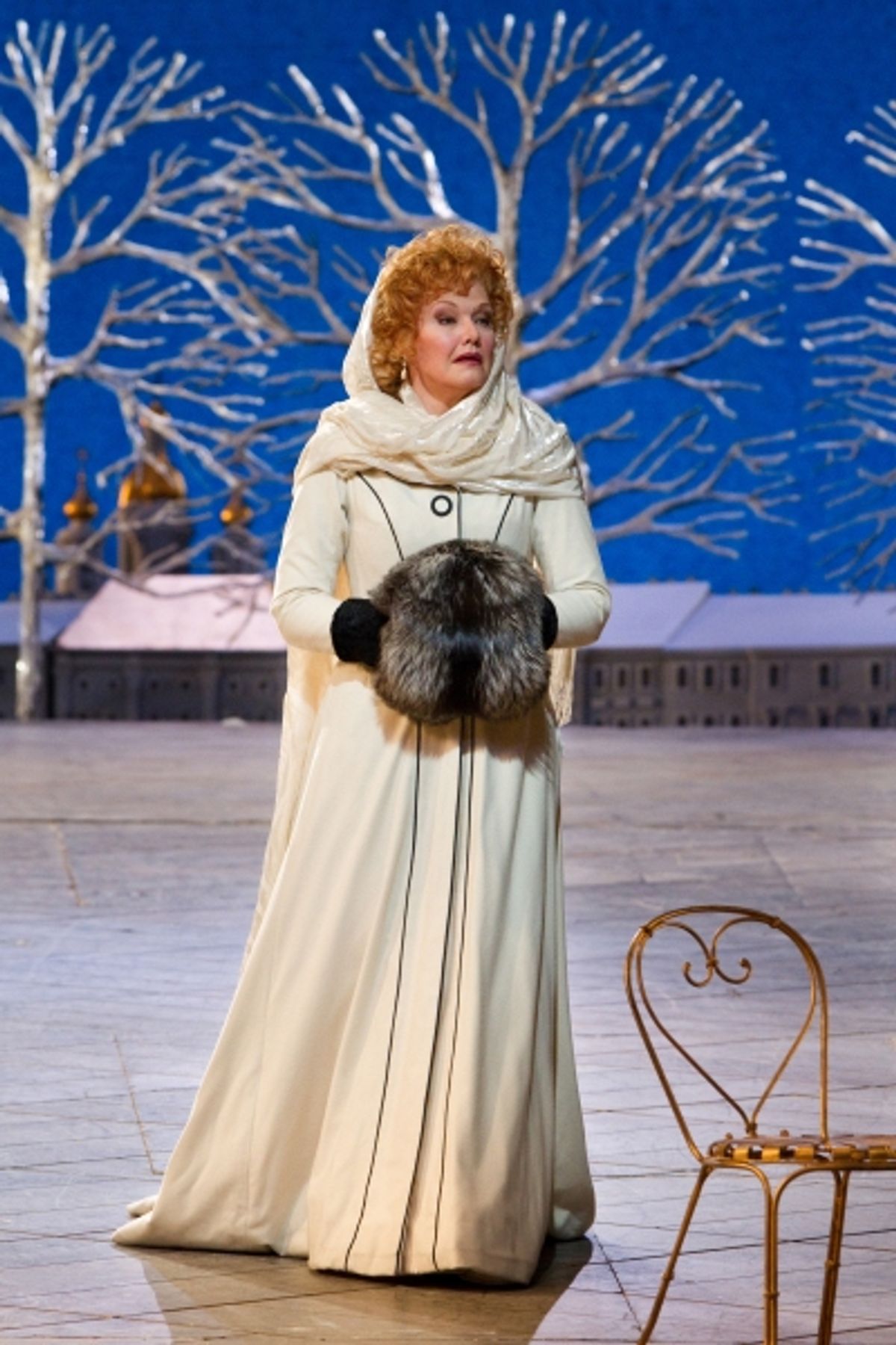 Karita Mattila as Lisa in Tchaikovsky's 'The Queen of Spades.' Photo: Marty Sohl/Metropolitan Opera  Taken at the rehearsal on March 3, 2011 at the Metropolitan Opera in New York City. at 