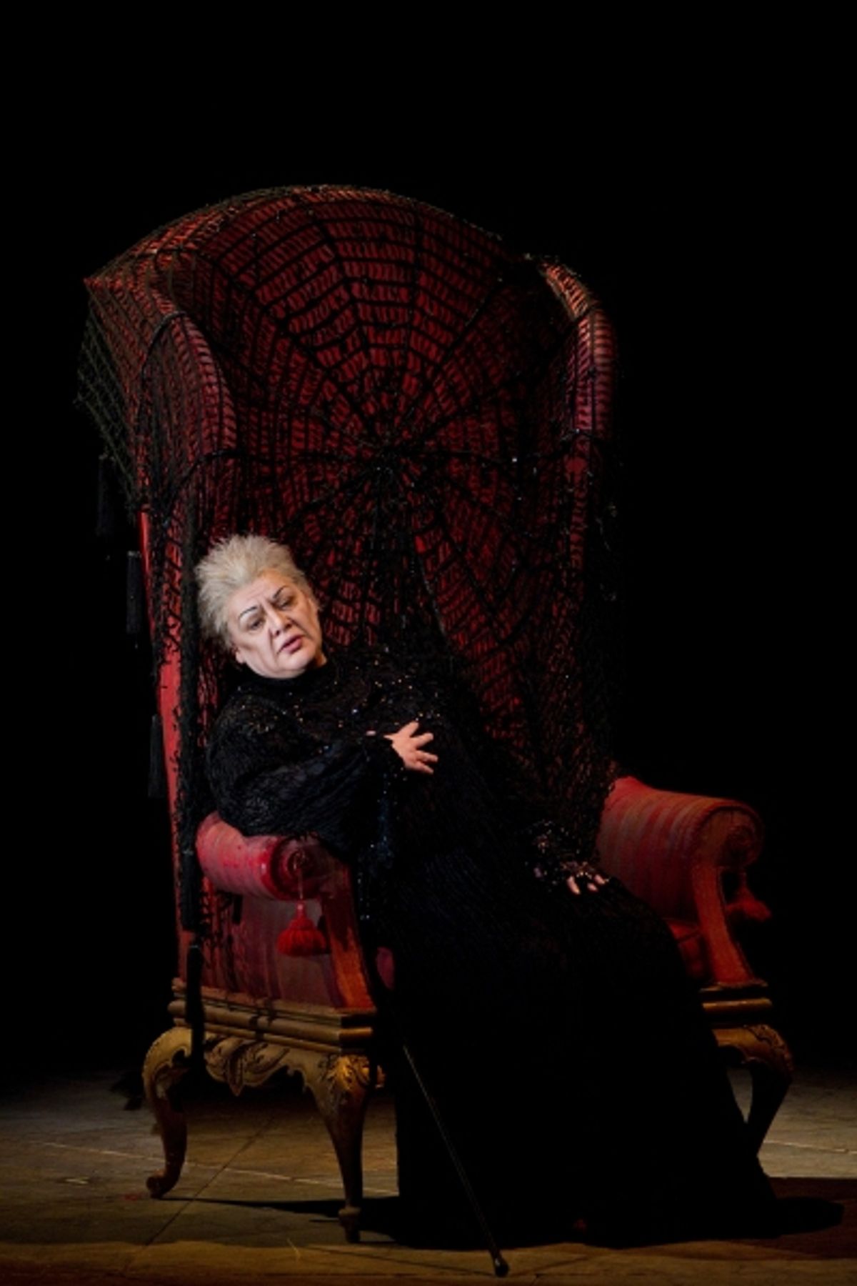 Dolora Zajick as the Countess in Tchaikovsky's 'The Queen of Spades.' Photo: Marty Sohl/Metropolitan Opera  Taken at the rehearsal on March 4, 2011 at the Metropolitan Opera in New York City. at 