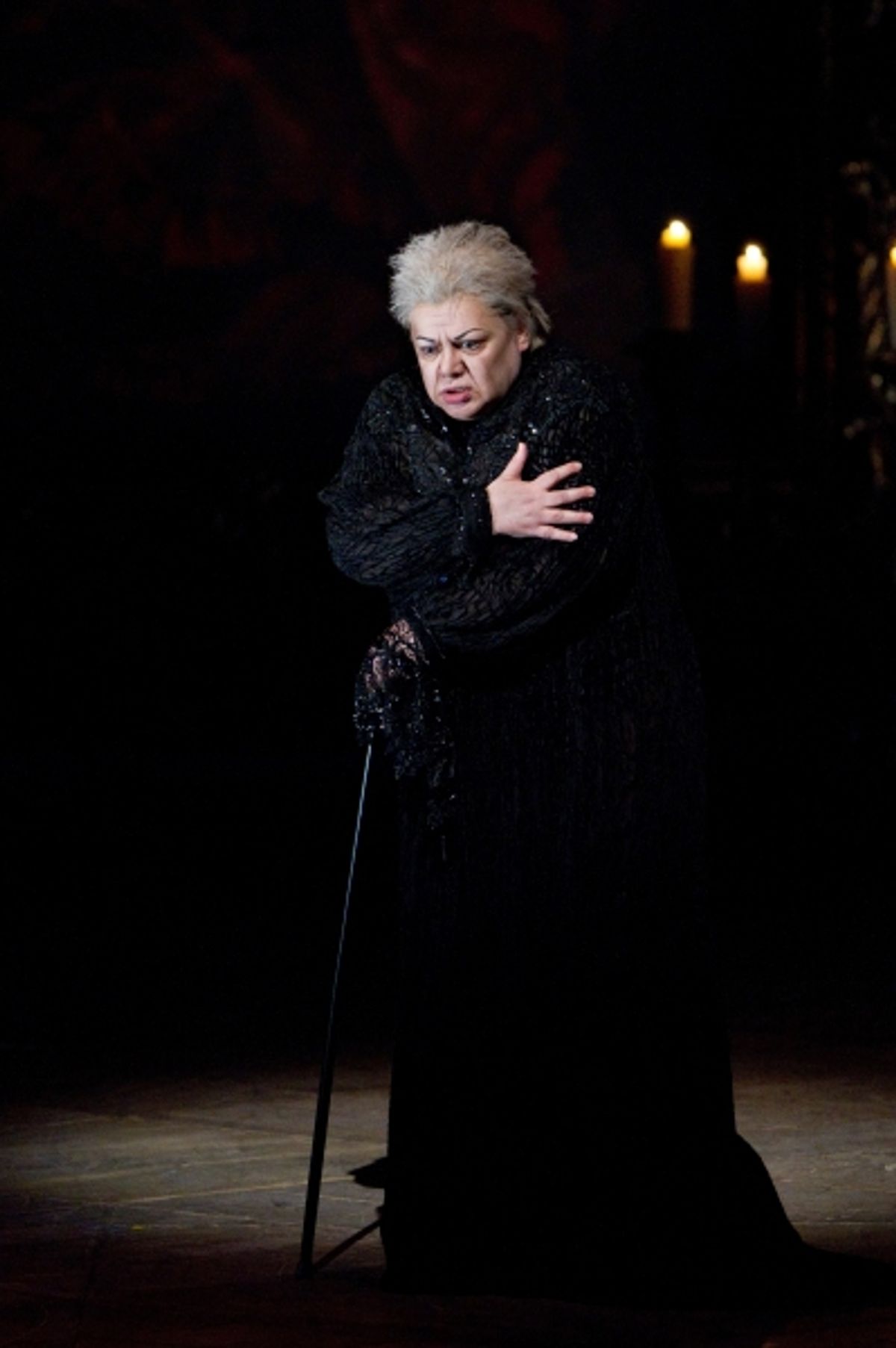 Dolora Zajick as the Countess in Tchaikovsky's 'The Queen of Spades.' Photo: Marty Sohl/Metropolitan Opera  Taken at the rehearsal on March 4, 2011 at the Metropolitan Opera in New York City. at 
